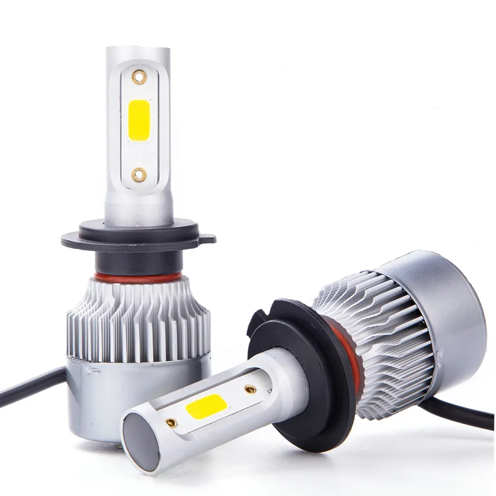 OEM Car Headlight Bulbs H7 H4 LED Lights H11 9004 Hb3 9005 Hb4 9006 881 9007 H1 H3 44W 8000LM 6000K White S9 COB Chip Auto Led Bulbs High Low Beam Auto Headlamps - Click Image to Close